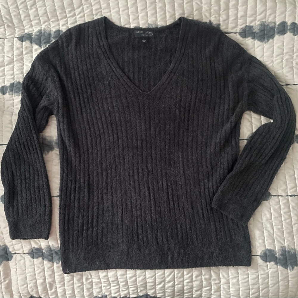 Barefoot Dreams Cozy Chic Lite V neck pullover